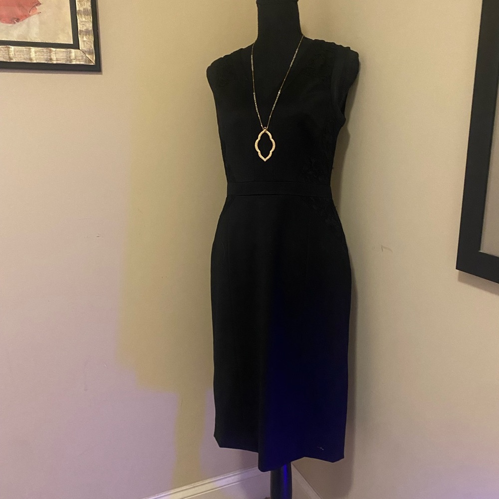 Anne Klein Black Dresswith Lace
